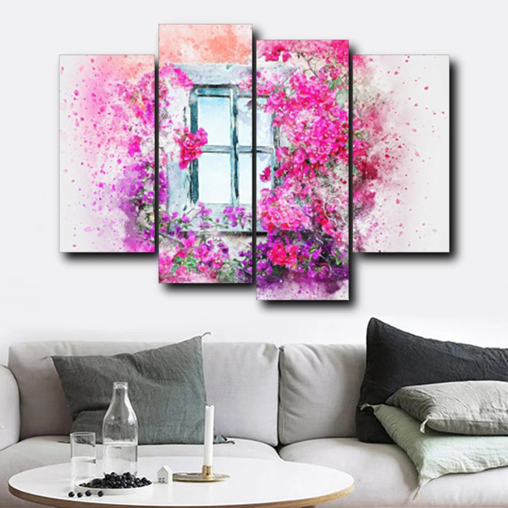 Laeacco Canvas Calligraphy Painting Watercolor 4 Panel Flower Door Posters Prints Wall Art Nordic Home Living Room Decoration
Laeacco Canvas Calligraphy Painting Watercolor 4 Panel Flower Door Posters Prints Wall Art Nordic Home Living Room Decoration
