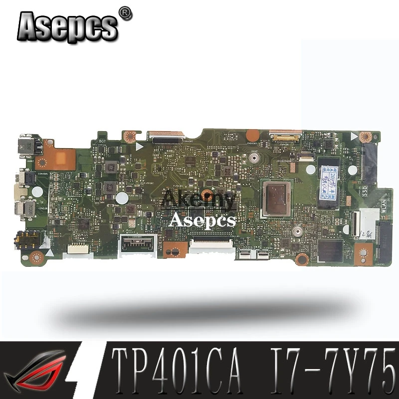 TP401CA материнская плата для ноутбука For Asus VivoBook Flip 14 TP401C TP401CA7Y30 128 Гб SSD i7 7Y75 8 RAM