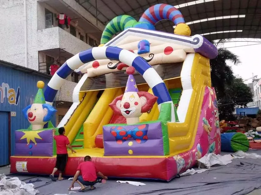 Factory direct inflatable fun city, inflatable slides, inflatable toys.Large clown slide
Factory direct inflatable fun city, inflatable slides, inflatable toys.Large clown slide