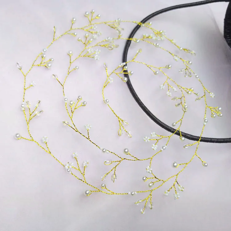 Crystal Pearl Hair Belt 1m Wedding Bridal Hair Ornaments Hair Jewelry Decorations for Brides Wedding Hair Accessories
Crystal Pearl Hair Belt 1m Wedding Bridal Hair Ornaments Hair Jewelry Decorations for Brides Wedding Hair Accessories