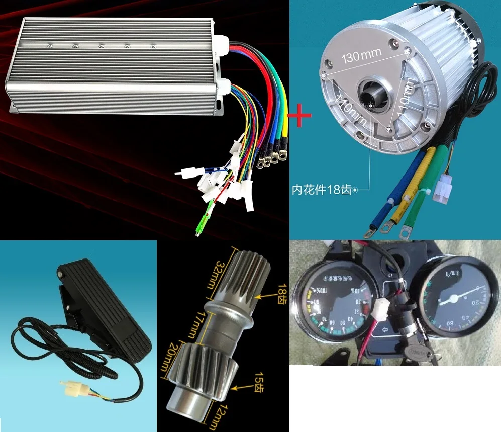 Fast Shipping 3000W 72V DC 36 Mofset 1 PC Brushless Motor + 1pc Controller E-Bike Electric Bicycle Speed Control
Fast Shipping 3000W 72V DC 36 Mofset 1 PC Brushless Motor + 1pc Controller E-Bike Electric Bicycle Speed Control