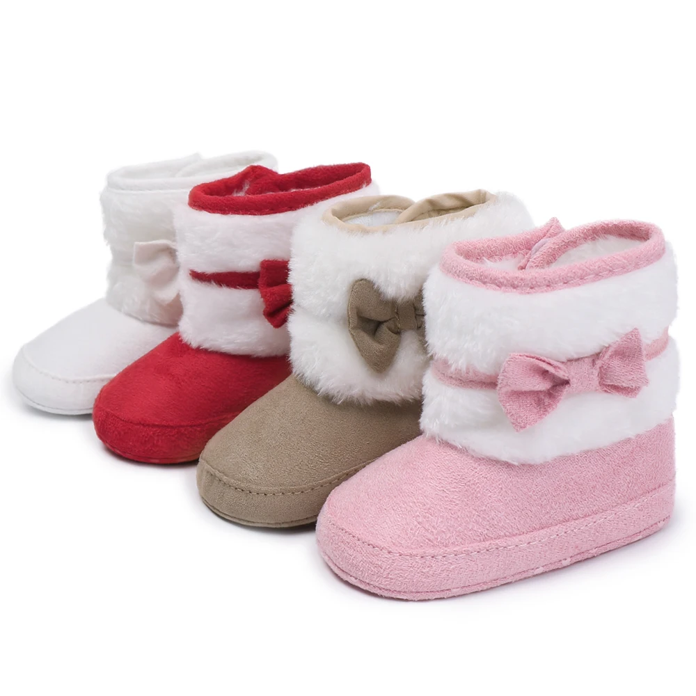 Детская обувь для малышей зимние теплые ботиночки из искусственного флиса