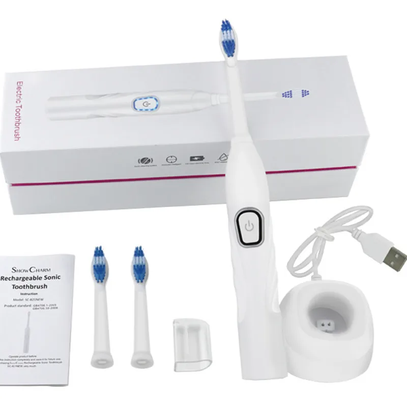 Adult electric toothbrush children electric toothbrush USB charging acoustive wave electric toothbrush Non-slip handle
Adult electric toothbrush children electric toothbrush USB charging acoustive wave electric toothbrush Non-slip handle