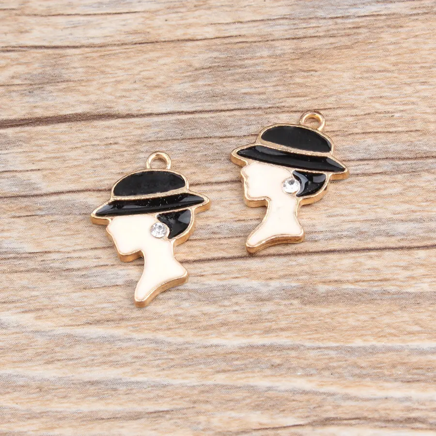 Daisies 10pcs Women Beauty Head Shape Oil Drop Jewelry Pendant Charms Gold Tone Metal Enamel Fashion Charms
Daisies 10pcs Women Beauty Head Shape Oil Drop Jewelry Pendant Charms Gold Tone Metal Enamel Fashion Charms