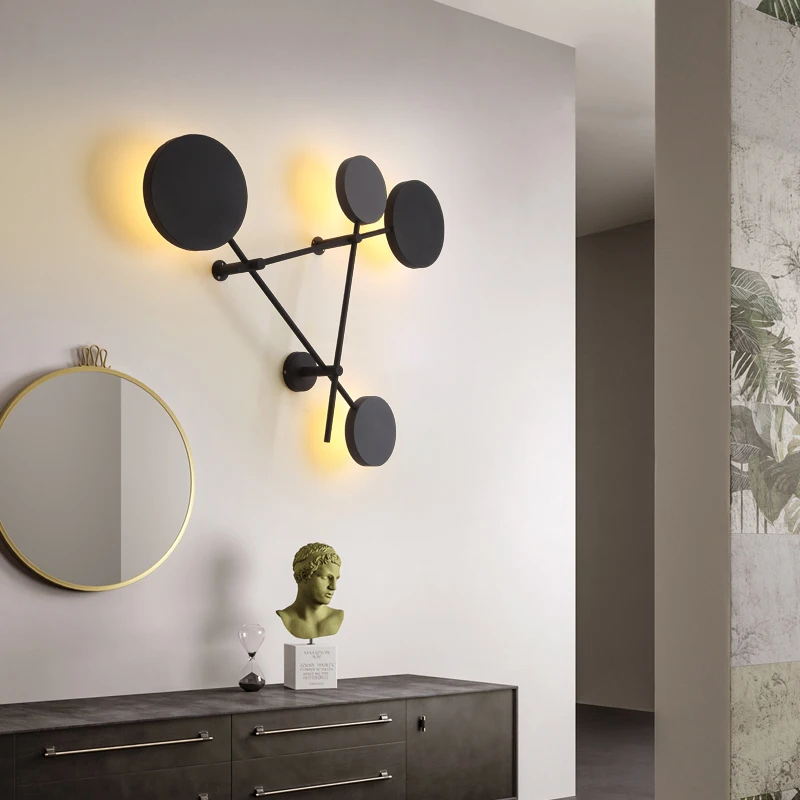 Novelty wall lamp Creative Modern home Lighting Restaurant Fixtures LED living room wall sconces Iron bedroom Wall lights
Novelty wall lamp Creative Modern home Lighting Restaurant Fixtures LED living room wall sconces Iron bedroom Wall lights