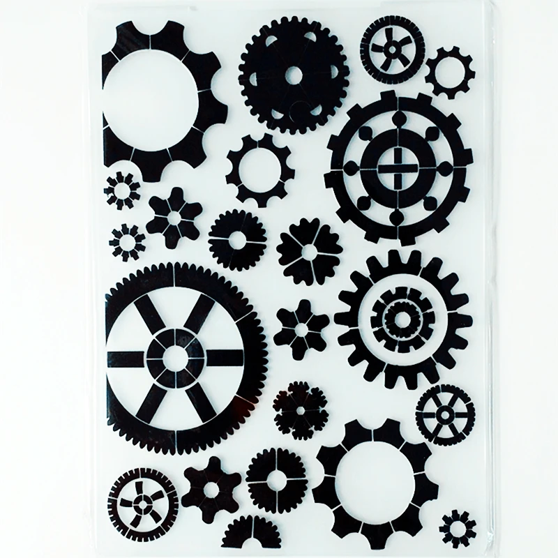 YLEF071 Gears Plastic Embossing Folder For Scrapbook Stencils DIY Photo Album Cards Making Decoration Scrapbooking Template New
YLEF071 Gears Plastic Embossing Folder For Scrapbook Stencils DIY Photo Album Cards Making Decoration Scrapbooking Template New