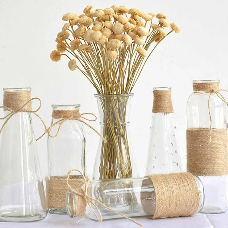 50m jute twine Country rustic Wedding baby Shower birthday Party Christmas bottle Table Centerpiece gift box Decoration Ribbon
50m jute twine Country rustic Wedding baby Shower birthday Party Christmas bottle Table Centerpiece gift box Decoration Ribbon