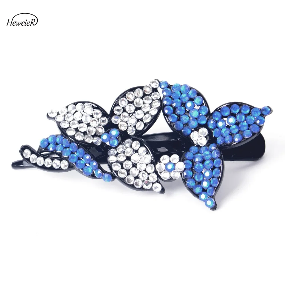 New Women Lady Plastic Rhinestones Crystal Flower Hair Duckbill Clip Headdress Fashion Accessories Hairpin Headwear Hairpieces
New Women Lady Plastic Rhinestones Crystal Flower Hair Duckbill Clip Headdress Fashion Accessories Hairpin Headwear Hairpieces