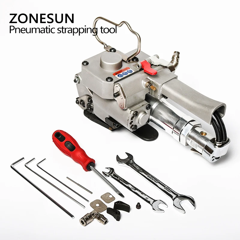 ZONESUN PNEUMATIC PET/PLASTIC/PP STRAPPING TOOL XQD-25 PET STRAPPING MACHINE FOR 12-19MM(TENSION>=3000N)
ZONESUN PNEUMATIC PET/PLASTIC/PP STRAPPING TOOL XQD-25 PET STRAPPING MACHINE FOR 12-19MM(TENSION>=3000N)