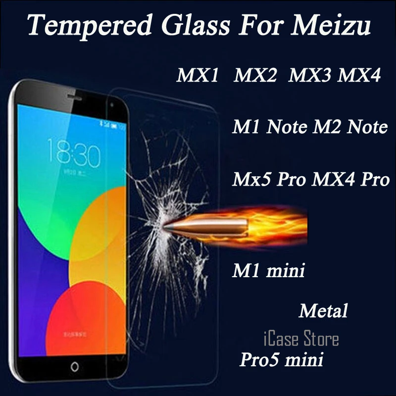 Экран протектор Закаленное Стекло для Meizu M1 M2 M3 Note3 Note Blue Charm Note2 MX2 MX3 MX4 MX5 MX6