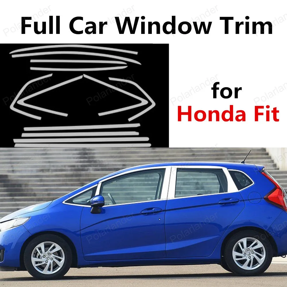 hot sell bright silver Full Car Window Trim For Honda Fit Stainless Steel Car Styling Decoration Strips
hot sell bright silver Full Car Window Trim For Honda Fit Stainless Steel Car Styling Decoration Strips