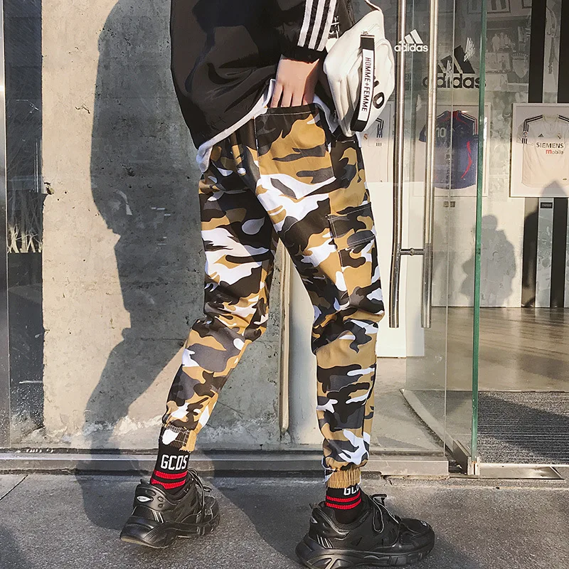 Color Camo Cargo Pants 2018 Mens Fashion Baggy Tactical Trouser Hip Hop Casual Cotton Multi Pockets Pants Streetwear loose
Color Camo Cargo Pants 2018 Mens Fashion Baggy Tactical Trouser Hip Hop Casual Cotton Multi Pockets Pants Streetwear loose
