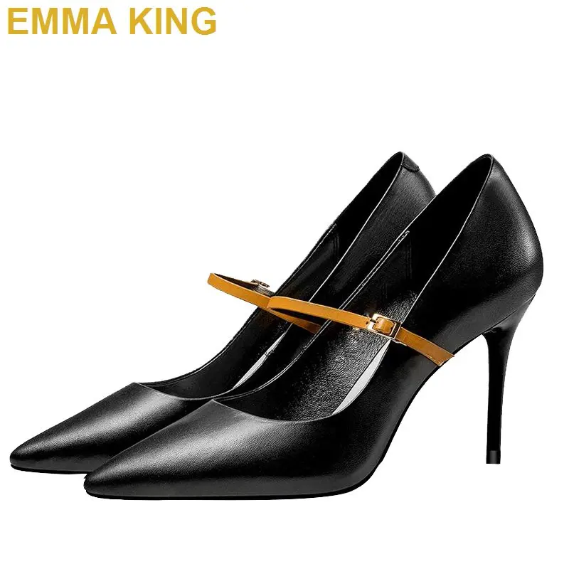 Black PU Leather Buckle Strap Women High Heel Pumps 10CM 12CM Sexy Ladies Stiletto Heels Summer Party Shoes Woman Big Size 35-43
Black PU Leather Buckle Strap Women High Heel Pumps 10CM 12CM Sexy Ladies Stiletto Heels Summer Party Shoes Woman Big Size 35-43