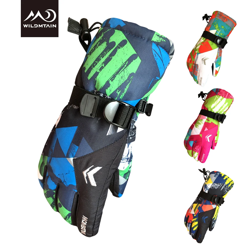 WILDMTAIN Ski Gloves Waterproof Breathable Warm Gloves for Cold Weather Women Men Windproof Snowboard Motorcycle Gloves ST-12
WILDMTAIN Ski Gloves Waterproof Breathable Warm Gloves for Cold Weather Women Men Windproof Snowboard Motorcycle Gloves ST-12