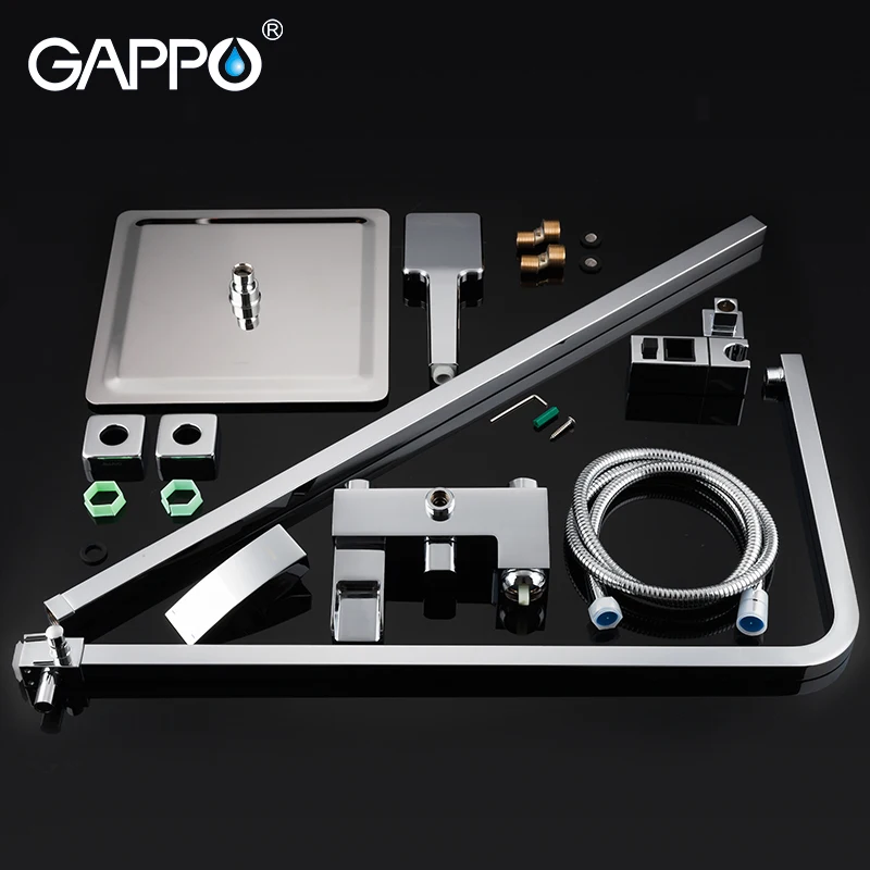 GAPPO Shower Faucet bathroom shower sets bath mixer wall mounted faucets shower bathtub torneira rainfall faucet sets
GAPPO Shower Faucet bathroom shower sets bath mixer wall mounted faucets shower bathtub torneira rainfall faucet sets