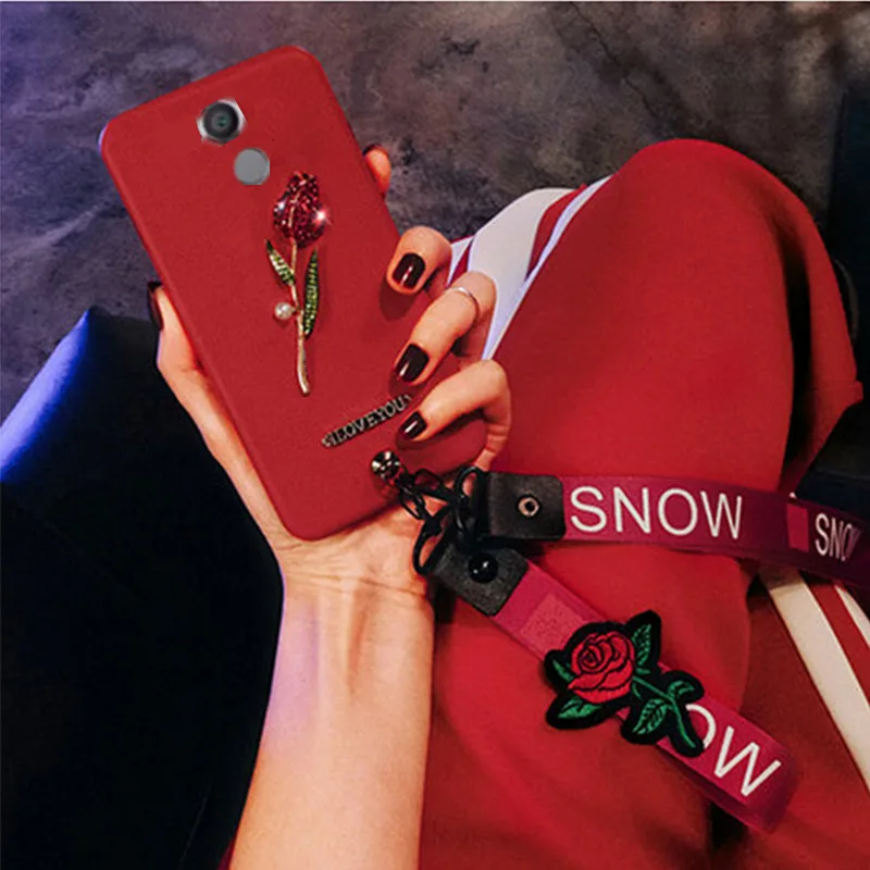 XA2 ультра модная розовая наручные ремешком веревка Bling чехол для Sony Xperia XZ Премиум