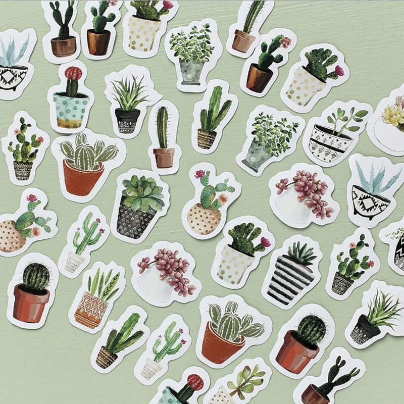 45 pcs/lot Cactus plant mini paper sticker package DIY diary decoration sticker album scrapbooking
45 pcs/lot Cactus plant mini paper sticker package DIY diary decoration sticker album scrapbooking