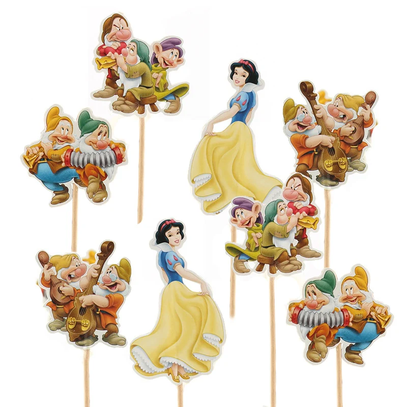 48 шт. красивый дизайн принцессы мультфильм бумажные украшения для кексов Декор