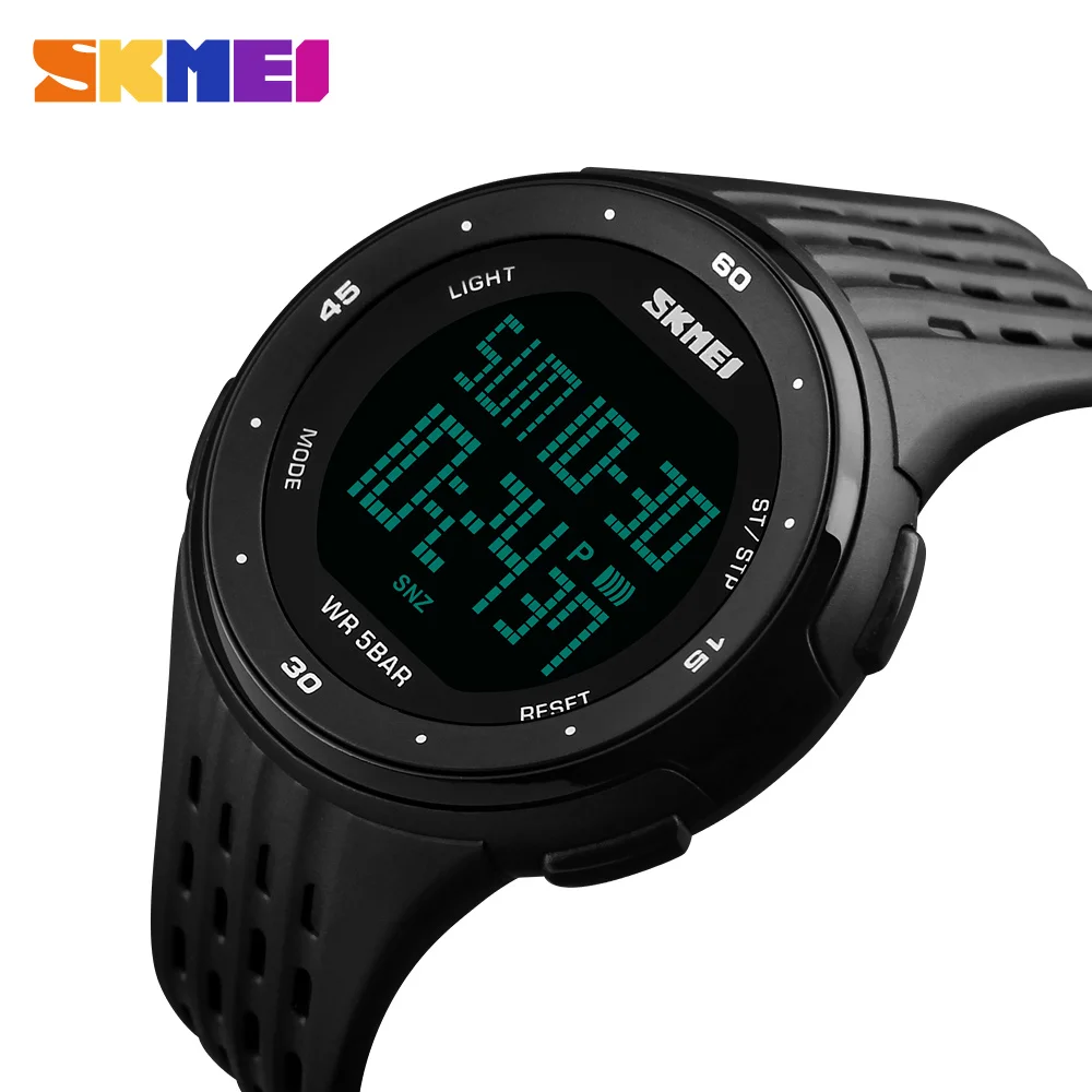 

SKMEI Outdoor Sport Watches Men Women Waterproof LED Sport Military Watches Mens Ladies Digital Clock Relogio Masculino 1219