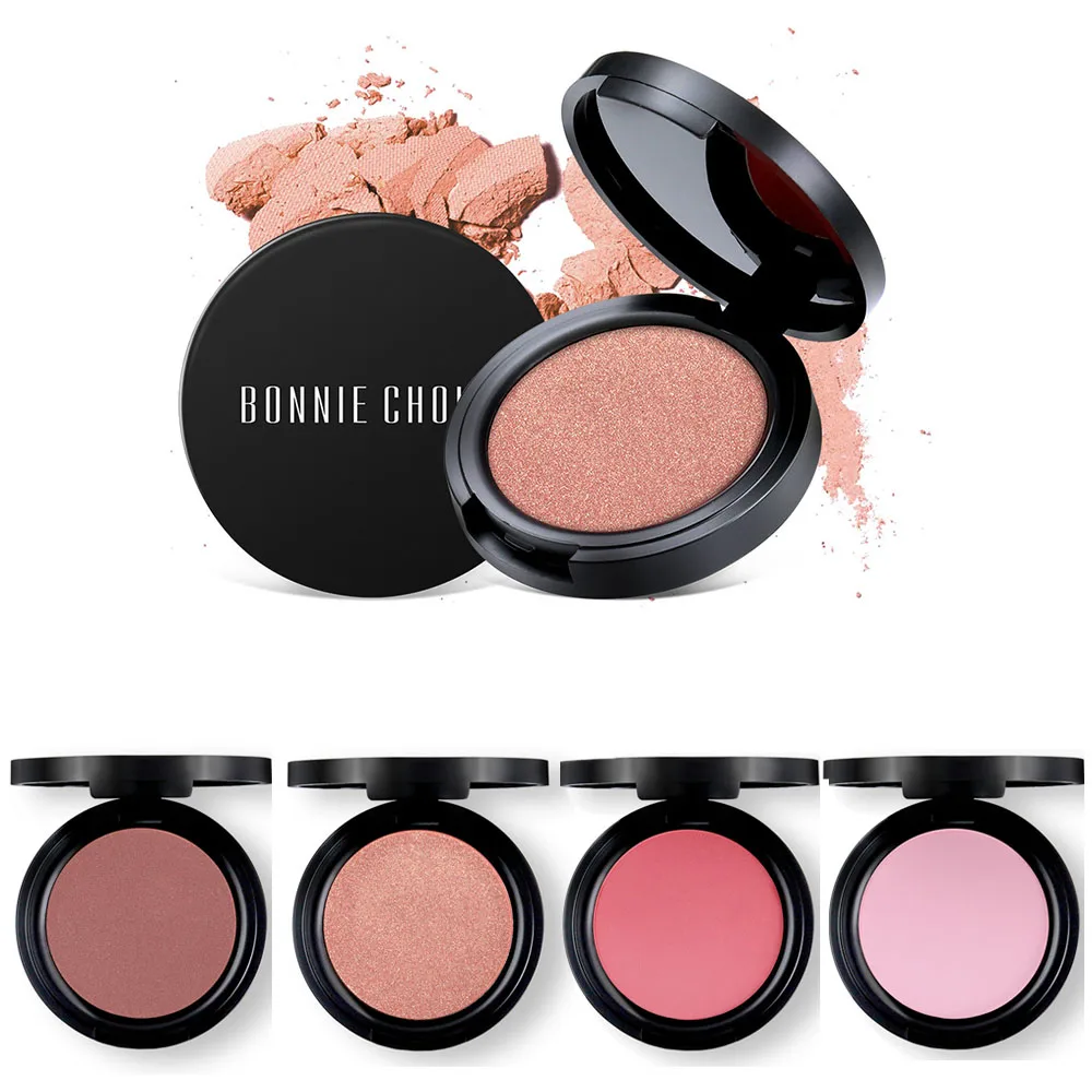 Bonnie Choice 5 цветов пигментная Румяна для лица Пудра брозер Косметика