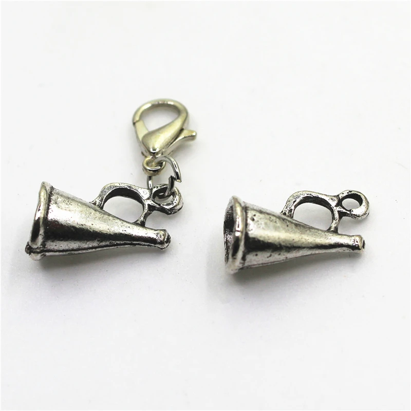 2018 Hot Selling 30pcs Silver trumpet lobster clasp dangle charms DIY bracelet&bangle hanging charms jewelry accessory
2018 Hot Selling 30pcs Silver trumpet lobster clasp dangle charms DIY bracelet&bangle hanging charms jewelry accessory