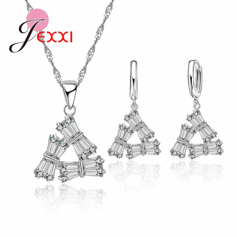Sterling Sliver Jewelry Sets Top Quality Cubic Zircon Bowknot Shape Jewellery Set For Women Gorgeous Fast Shipp
Sterling Sliver Jewelry Sets Top Quality Cubic Zircon Bowknot Shape Jewellery Set For Women Gorgeous Fast Shipp