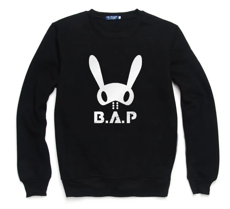 K-pop BAP/одежда платье для концерта худи с капюшоном и рисунком головы кролика