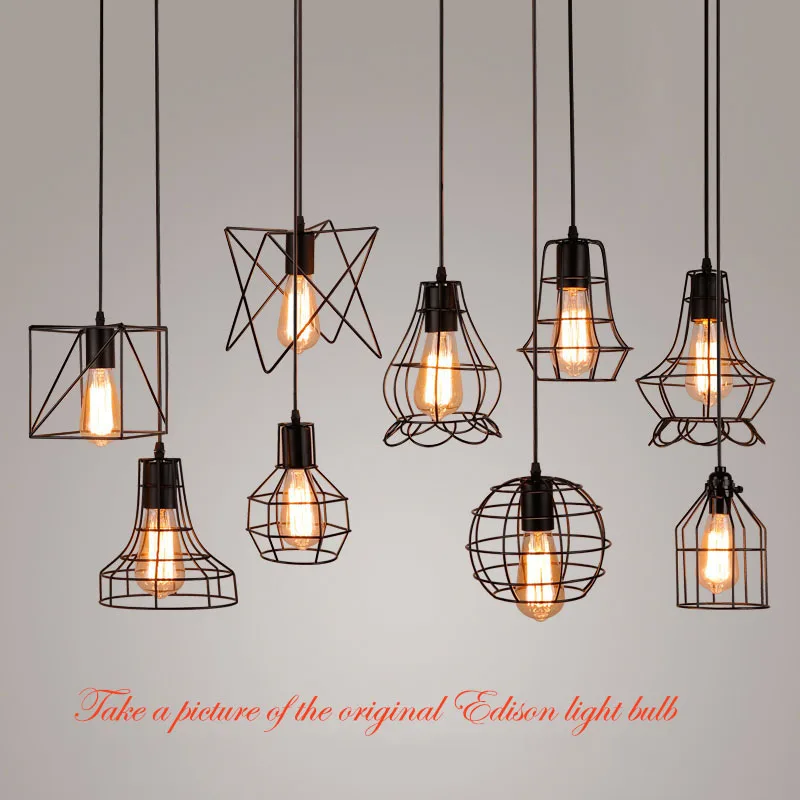 American Country Creative Art Restaurant Bar Vintage Industrial Wind Chandelier Warehouse Clothing Store Small Cage Chandelier
American Country Creative Art Restaurant Bar Vintage Industrial Wind Chandelier Warehouse Clothing Store Small Cage Chandelier