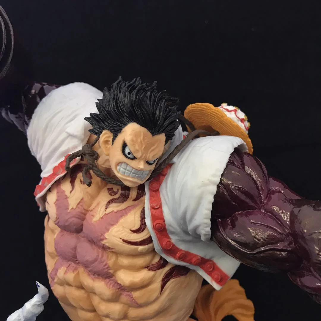 21CM pvc Japanese anime figure ONE PIECE Monkey D. Luffy The battle over the dome King of ape gun action | Игрушки и хобби