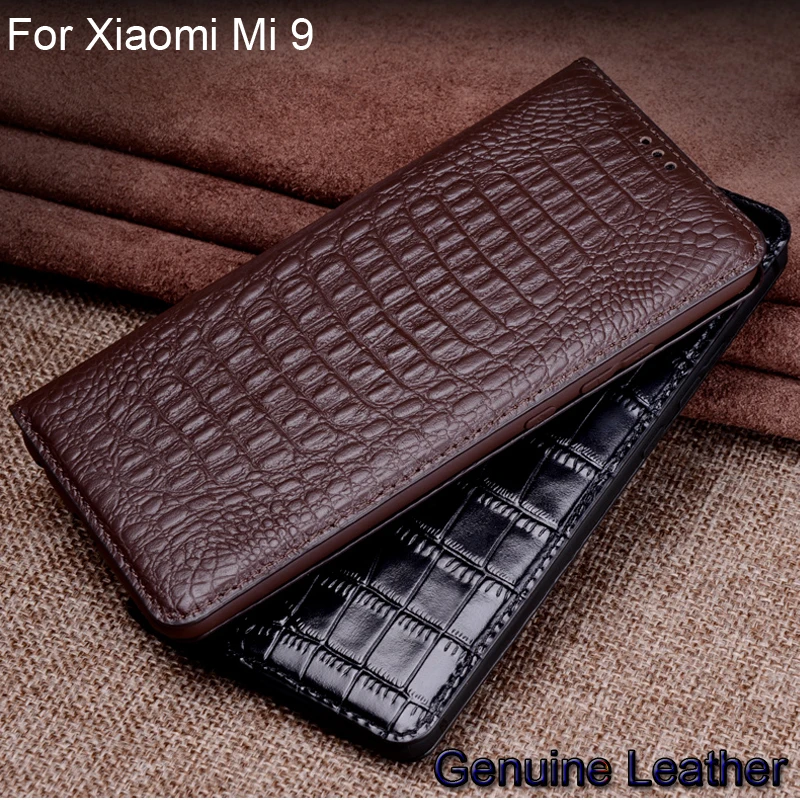Luxury Genuine Leather Crocodile Pattern Cases For Xiaomi Mi 9 Leather Protection Shell Slim Back Cover For Xiaomi Mi 9 Coque
Luxury Genuine Leather Crocodile Pattern Cases For Xiaomi Mi 9 Leather Protection Shell Slim Back Cover For Xiaomi Mi 9 Coque