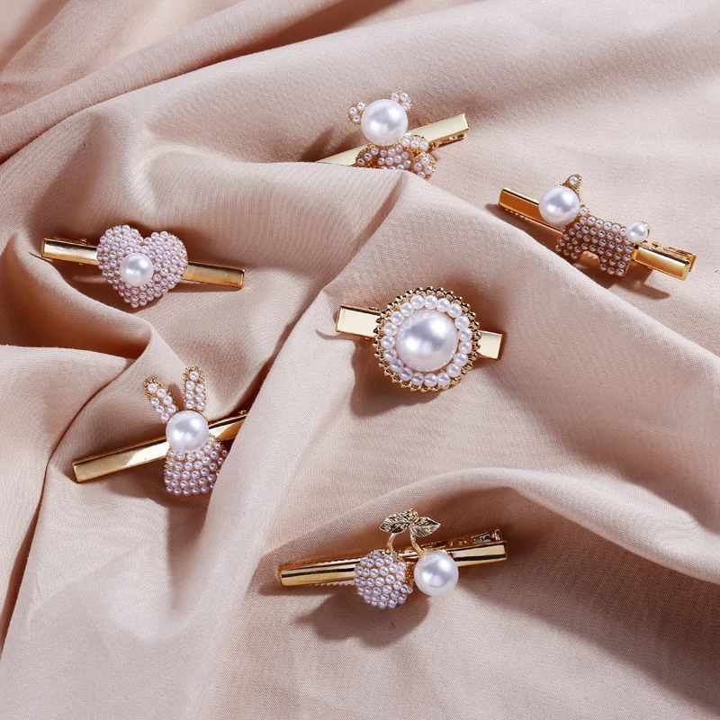 1pc Pearl Crystal Hair Clips Rhinestone Duckbill Clamps Hollow Fashion Beauty Hair Accessories for Women Diamond Girls Hairpins
1pc Pearl Crystal Hair Clips Rhinestone Duckbill Clamps Hollow Fashion Beauty Hair Accessories for Women Diamond Girls Hairpins