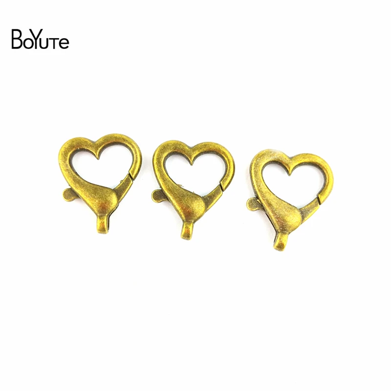 BoYuTe (30 шт./лот) 22*27 мм античный бронзовый цинковый сплав, Застежки в форме сердца, карабин, крючок, фурнитура
BoYuTe (30 шт./лот) 22*27 мм античный бронзовый цинковый сплав, Застежки в форме сердца, карабин, крючок, фурнитура