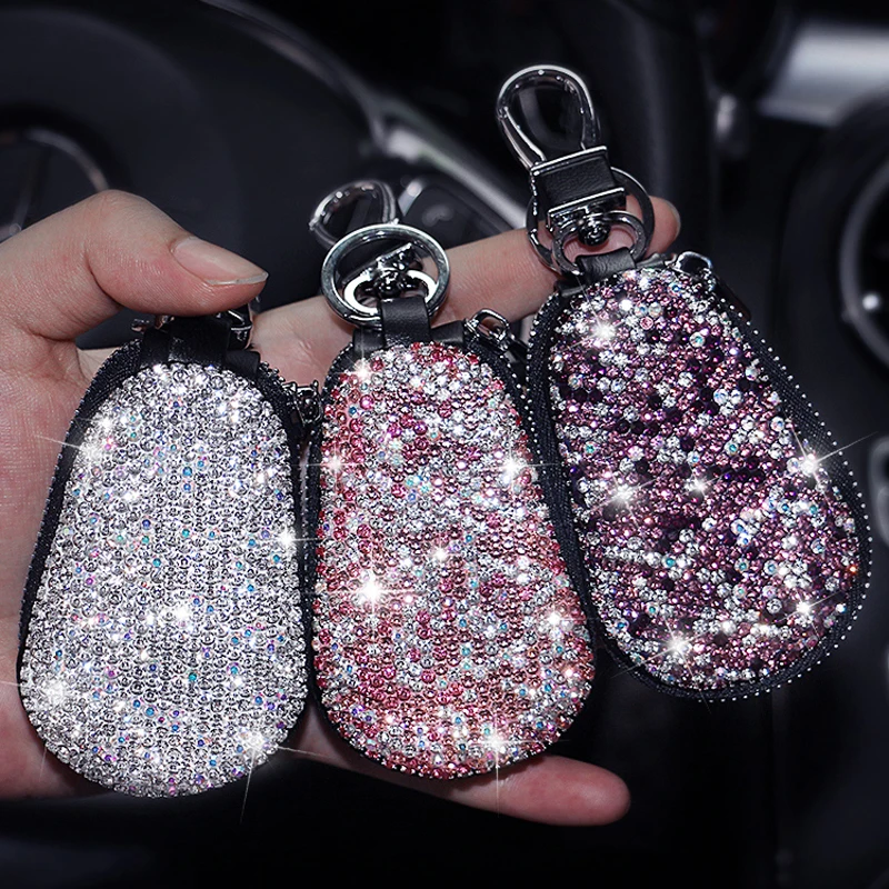 Crystal Diamond Lady Key Wallet Bag Women PU Leather Solid Key Chain Crystal Rhinestone Car Key Case Bag Girls Women
Crystal Diamond Lady Key Wallet Bag Women PU Leather Solid Key Chain Crystal Rhinestone Car Key Case Bag Girls Women