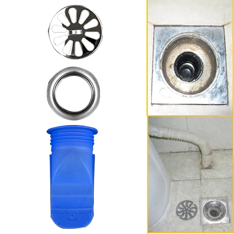 Сливной обратный клапан для труб в туалет Ванная комната сводом и напольным