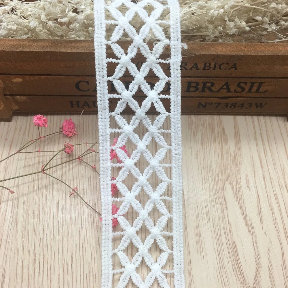 15Yards Handmade Lace Trim Patchwork Milk Silk Material White Lace Ribbon DIY Garment Sewing Accessories Manualidades Costura
15Yards Handmade Lace Trim Patchwork Milk Silk Material White Lace Ribbon DIY Garment Sewing Accessories Manualidades Costura