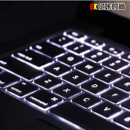 Новый Русский Испанский Цветной силиконовый чехол для клавиатуры m acbook air 13 pro 15 17