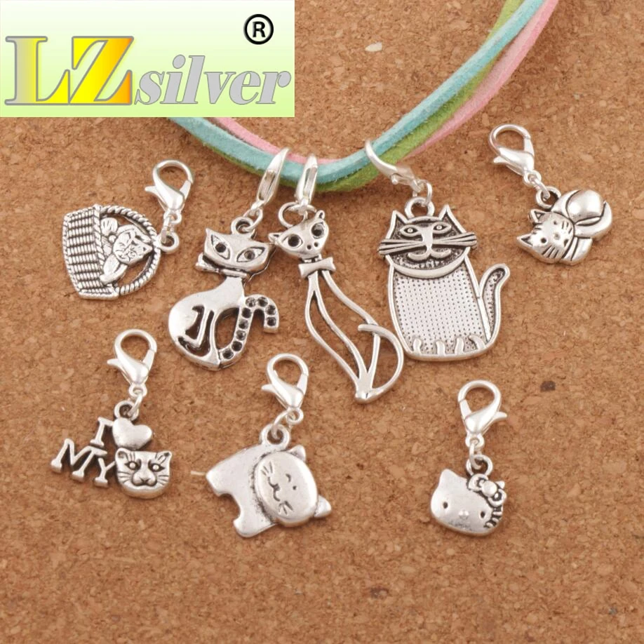 mix Cat Basket Cats Animal Clasp European Lobster Trigger Clip On Charm Beads 16PCS Zinc Alloy Findings CM27
mix Cat Basket Cats Animal Clasp European Lobster Trigger Clip On Charm Beads 16PCS Zinc Alloy Findings CM27