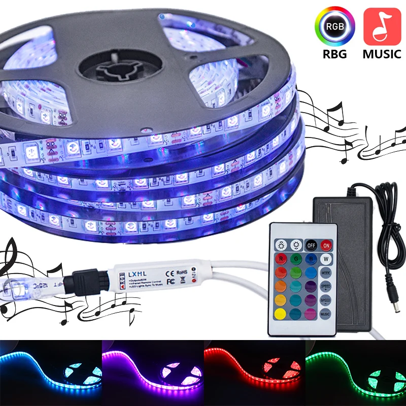 Светодиодный водонепроницаемый RGB 5050 ТВ ПОДСВЕТКА вечерние ambilight гибкие неоновые
