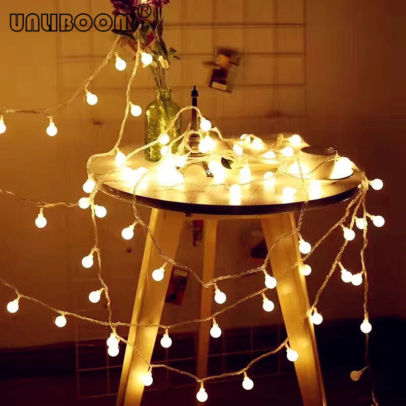 Holiday Light Chain Ball LED String Lighting 3M 6M USB Lamp Bulb Light String Waterproof Outdoor Wedding Christmas Led String
Holiday Light Chain Ball LED String Lighting 3M 6M USB Lamp Bulb Light String Waterproof Outdoor Wedding Christmas Led String