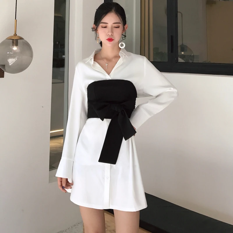 Women Long Blouses Korean Style Fashion Long Sleeve Turn Down Collar Shirts Blouse Office Ladies Loose Casual Wrap Tops Blouse
Women Long Blouses Korean Style Fashion Long Sleeve Turn Down Collar Shirts Blouse Office Ladies Loose Casual Wrap Tops Blouse