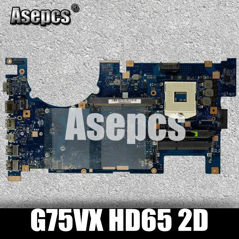 Asepcs G75VX материнская плата для ноутбука For Asus G75V G75 тест оригинальная HD65