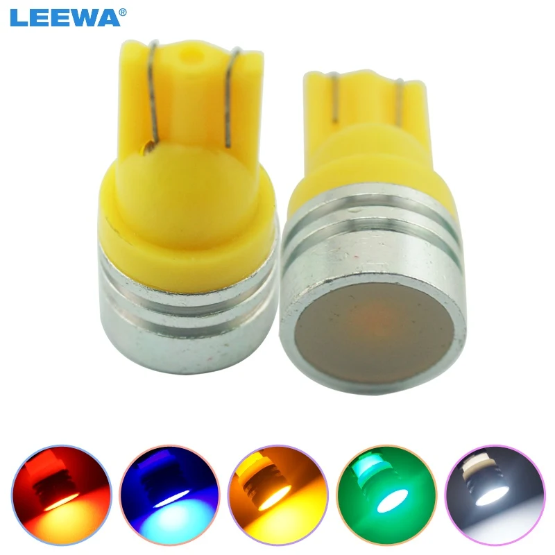 LEEWA 5 шт. автомобильные 12В T10 194/168 W5W 1 Вт клиновидные светодиодные лампы с керамическими плоскими линзами 5 цветов белый, красный, синий, зелены...
LEEWA 5 шт. автомобильные 12В T10 194/168 W5W 1 Вт клиновидные светодиодные лампы с керамическими плоскими линзами 5 цветов белый, красный, синий, зелены...
