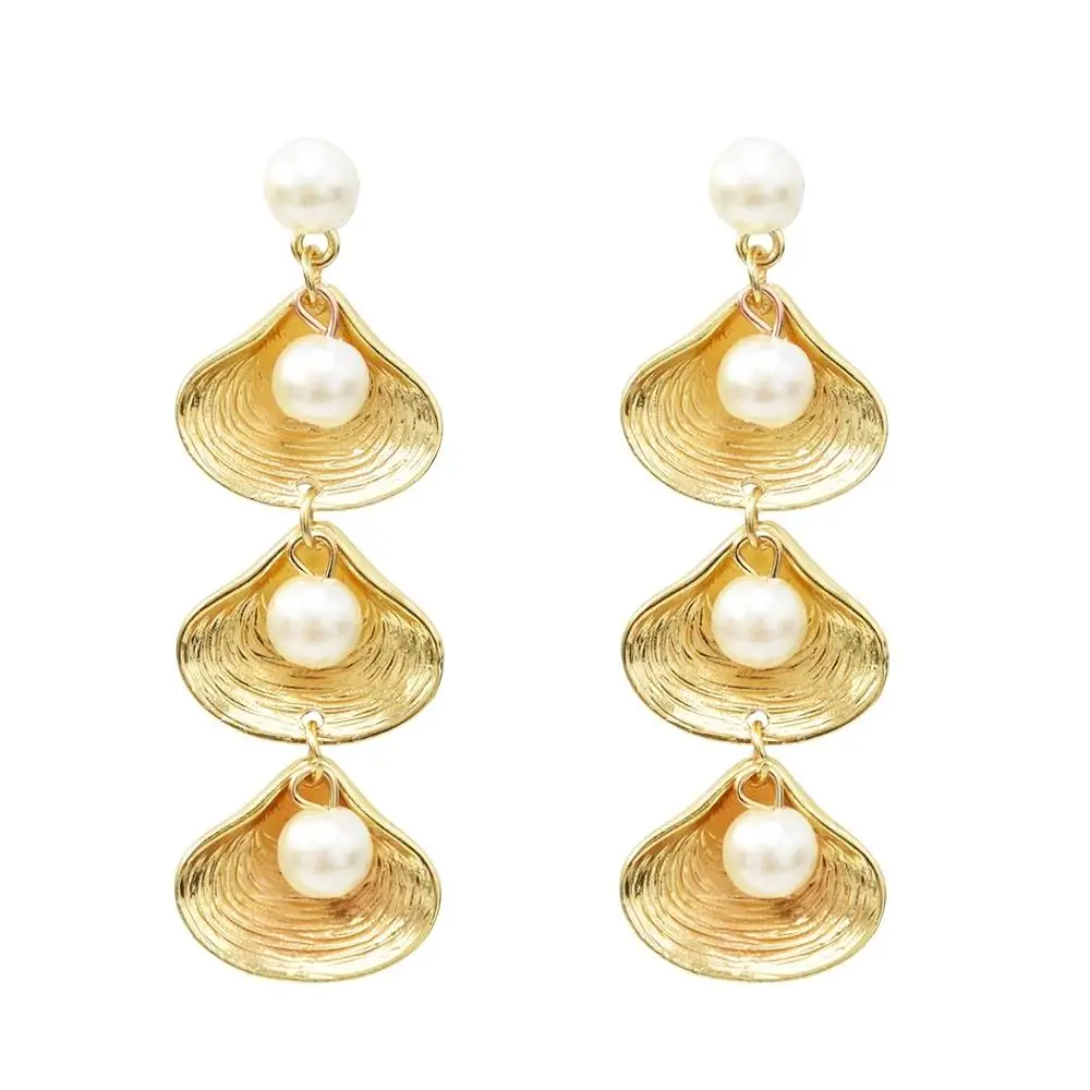 New Temperament Shell Pearl Tassel Drop Earrings for Women Girl Gold Silver Color Metal Unusual Earring Party Jewelry Gift
New Temperament Shell Pearl Tassel Drop Earrings for Women Girl Gold Silver Color Metal Unusual Earring Party Jewelry Gift