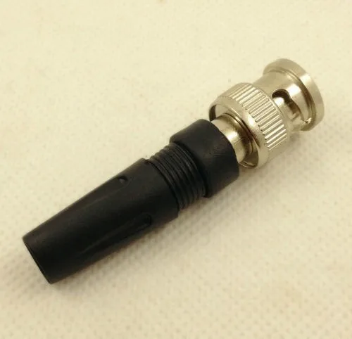 BNC Male Plug Screw Type Coaxial 50ohm Straight CCTV Solderless Connector for RG59 cable with Boot
BNC Male Plug Screw Type Coaxial 50ohm Straight CCTV Solderless Connector for RG59 cable with Boot