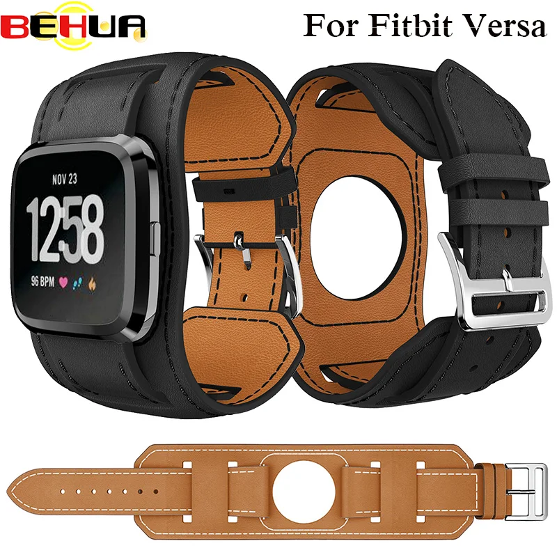 Genuine Leather Watch Band Double Tour Bracelet correa Reloj Watchband For Fitbit Versa Band Strap wristband Sport watchband
Genuine Leather Watch Band Double Tour Bracelet correa Reloj Watchband For Fitbit Versa Band Strap wristband Sport watchband