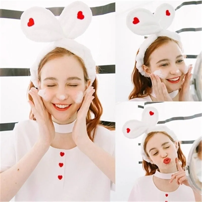 1PC Women Girls Headwear Big Embroidery Heart Love Rabbit Ear Soft Towel Hair Band Wrap Headband For Wash Face Bath Spa Make Up
1PC Women Girls Headwear Big Embroidery Heart Love Rabbit Ear Soft Towel Hair Band Wrap Headband For Wash Face Bath Spa Make Up