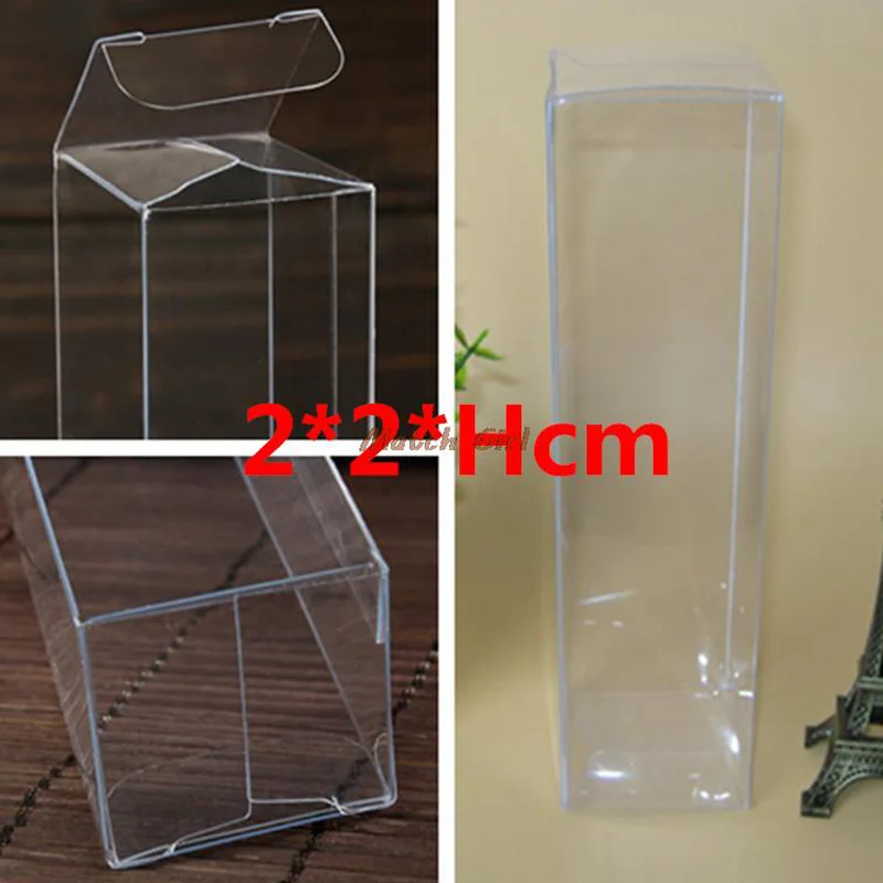 50pcs/lot PVC Craft Display Box Clear Transparent Wedding Favor Gift Boxes Candy Cosmetic Jewelry Plastic Box Packaging For Pen
50pcs/lot PVC Craft Display Box Clear Transparent Wedding Favor Gift Boxes Candy Cosmetic Jewelry Plastic Box Packaging For Pen
