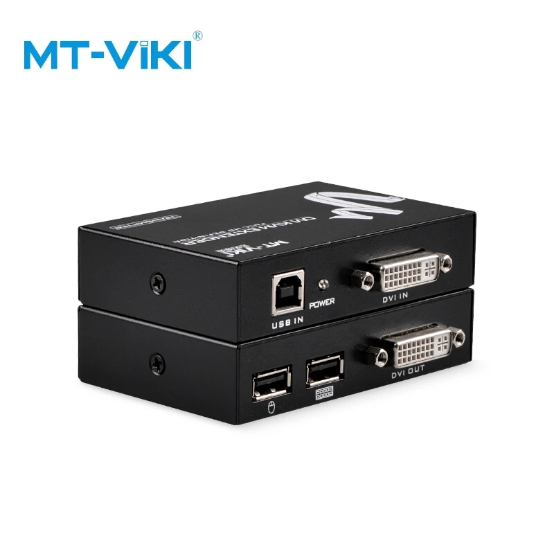 Сетевой удлинитель MT VIKI DVI KVM 70m CAT 5E 6E сетевой кабель Передача усиления сигнала с