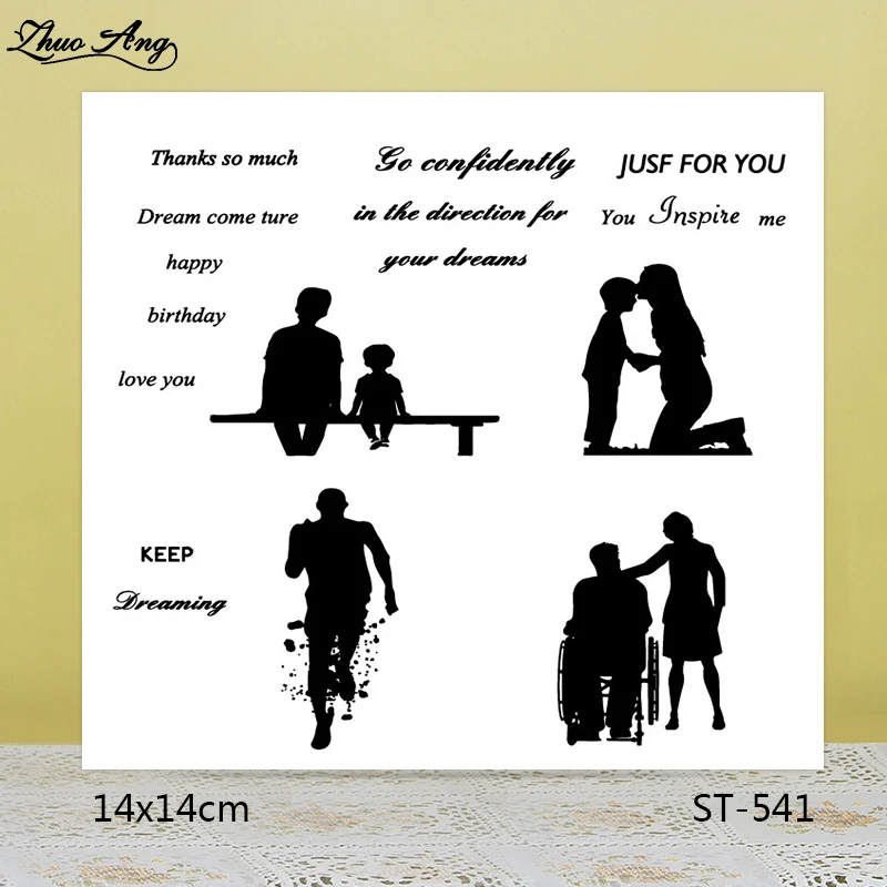 ZhuoAng ST-541 transparent silicone stamp / stamp DIY scrapbook / photo album decorative transparent seal
ZhuoAng ST-541 transparent silicone stamp / stamp DIY scrapbook / photo album decorative transparent seal