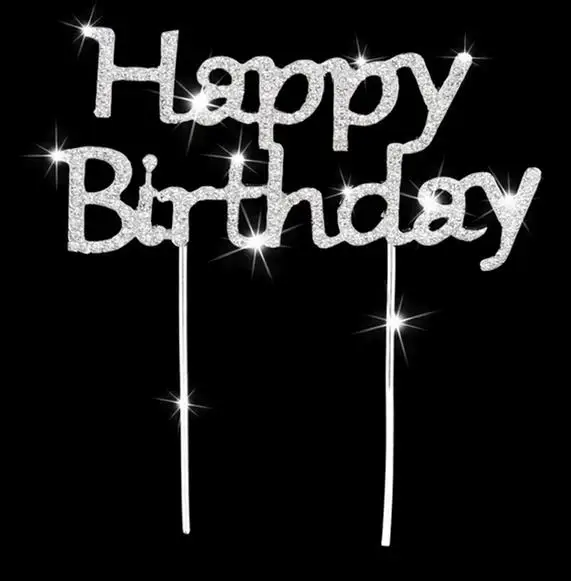 fashion Shiny Rhinestone Happy Birthday Cake Topper plug Letters Crystal Stick Cake Decoration Birthday Party Cake Accessory
fashion Shiny Rhinestone Happy Birthday Cake Topper plug Letters Crystal Stick Cake Decoration Birthday Party Cake Accessory